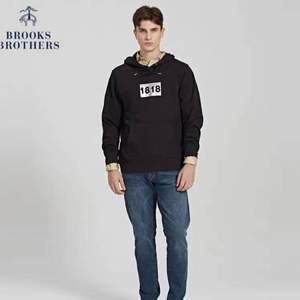 Brooks Brothers 布克兄弟 男士秋冬款美式卫衣 连帽款