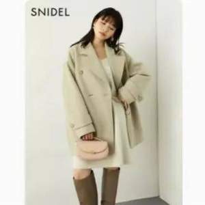 Snidel 2023秋冬新品 中长款羊毛呢大衣 SWFC235165 2色