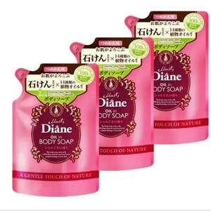 MOIST DIANE 黛丝恩 香氛精油沐浴露 替换装 400ml*3袋