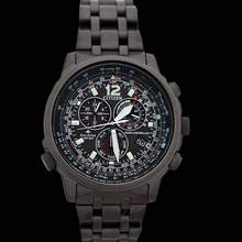 Citizen 西铁城 Promaster系列 CB5867-87H 三眼计时光动能五局电波男表