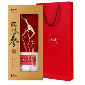 張?zhí)?全須生曬參 15年野山參 7g（1支）禮盒裝