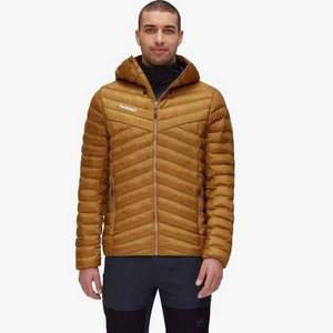 Mammut 猛犸象 Albula 男士輕量戶外防水保暖連帽棉服夾克?1013-01781