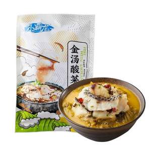 国联水产 小霸龙 老坛酸菜鱼 400g/袋*4袋