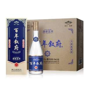 叙府 百年叙府 品藏 52度浓香型白酒  500mL*6瓶整箱