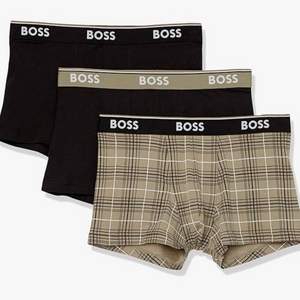 BOSS Hugo Boss 雨果·博斯 男士弹力棉平角内裤 3条装 S码