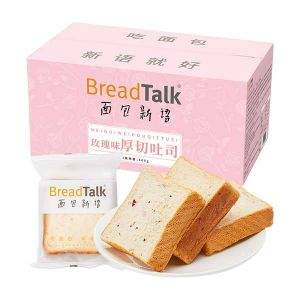 <span>臨期白菜！</span>面包新語 玫瑰/香橙厚切吐司面包 400g*2件