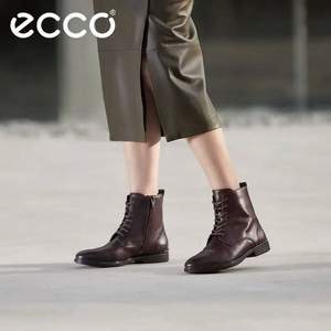 Ecco 爱步 Dress Classic 15经典型履15系列 女士英伦风短靴马丁靴209823