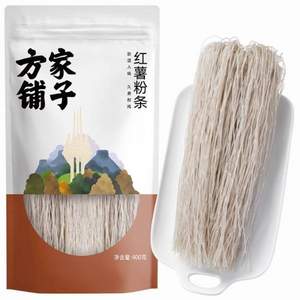 福建老字号，方家铺子 纯红薯粉条 400g*3包