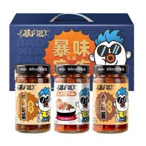 吉香居 暴下饭 爆味家族礼盒 200g*3瓶 