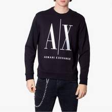 A|X Armani Exchange 阿玛尼副牌 男士纯棉刺绣圆领卫衣