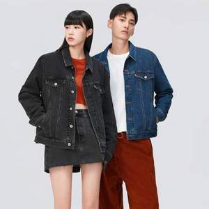 Levi's 李维斯 男女同款潮流夹棉牛仔夹克外套 A8409