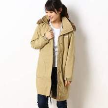 Columbia 哥倫比亞 女士中長款三合一戶外帶毛領(lǐng)連帽棉服PL7093