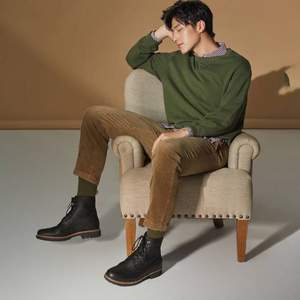 Clarks 其乐 Batcombe Lord 男士系带工装马丁靴