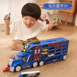 玩具反斗城 Speedcity系列 超大号合金车货柜工程车模型