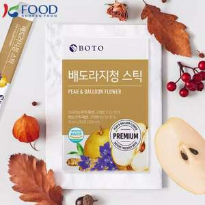 韩国原装进口，BOTO 桔梗梨汁便携装 30条/盒