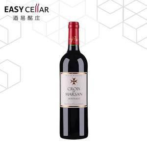 法国牙原瓶进口，Croix De Marsan 十字玛莎 波尔多AOC级 干红葡萄酒750mL*2件 赠海马刀
