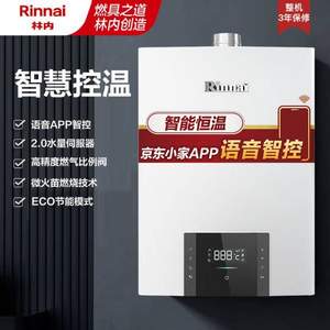 Rinnai 林内 零干扰系列 JSQ26-D06W 燃气热水器 13L