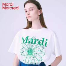 Mardi Mercredi 小雏菊字母印花短袖T恤