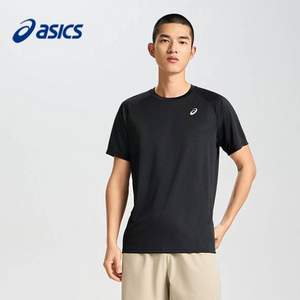 ASICS 亞瑟士 2024春新款男女款跑步運動短袖T恤  5色