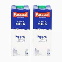 西班牙进口， pascual 帕斯卡 全脂纯牛奶 1L*6瓶