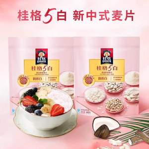 QUAKER 桂格 5白混合冲饮麦片 460克*2