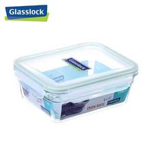 Glasslock 三光云彩 钢化玻璃烤箱保鲜盒 微烤长方斜角 1730mL