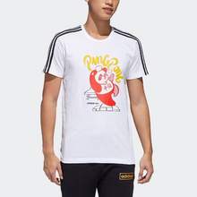 adidas NEO 阿迪达斯 男子熊猫印花短袖T恤GK1551