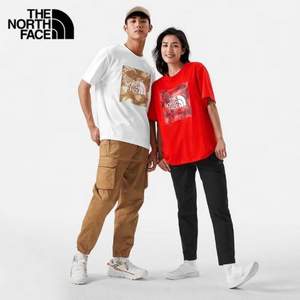 THE NORTH FACE 北面 男士经典款舒适印花短袖T恤 81QH 
