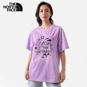 <span>白菜！</span>THE NORTH FACE 北面 女士户外纯棉舒适宽松T恤7WEF 