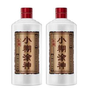 小糊涂仙 小糊涂神·佳酿 52度浓香型白酒 600ml*2瓶 赠普仙小酒100ml