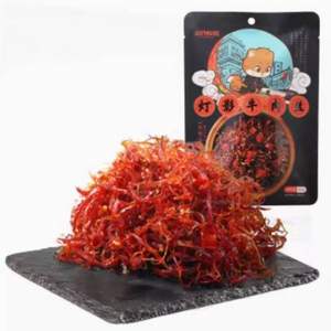 <span>白菜！</span>三只松鼠 麻辣燈影牛肉絲 100g*7件