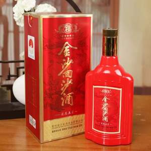中華老字號(hào)，金沙回沙酒 感恩五星 醬香型白酒 53度 500ml *2瓶