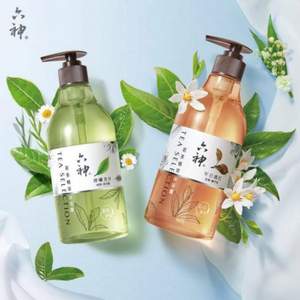 六神 茗茶植萃沐浴露 475mL*2瓶