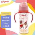 Pigeon 贝亲 FUN系列 第3代 宽口径彩绘PPSU双把手婴儿奶瓶 LL号 240~330mL