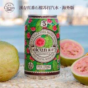Cicun 溪存  红番石榴味苏打汽水330mL*6罐
