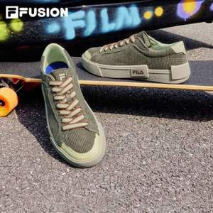 FILA 斐乐 FUSION 男子潮流低帮帆布鞋 T12M218204  