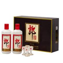 <span>白菜！</span>郎酒 郎牌郎酒 53度酱香型白酒500mL*2瓶 礼盒装*3件