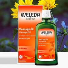 Weleda 维蕾德 山金车花按摩油50mL*2件 赠白桦紧致按摩油100mL