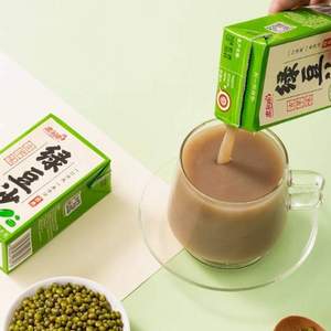 <span>白菜！</span>惠尔康 绿豆沙植物蛋白饮料 250ml*24盒