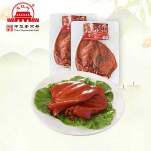 中華老字號，大紅門 醬鹵豬耳200g*2袋*2件