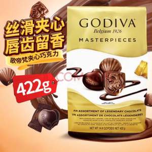 Godiva 歌帝梵 夹心混合黑巧牛奶巧克力经典什锦422g*2件