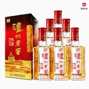 泸州老窖 六年窖头曲 52度浓香型白酒500mL*6瓶