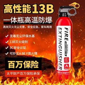 灭焰仕 MSWJ500 车家两用 环保水基灭火器620mL