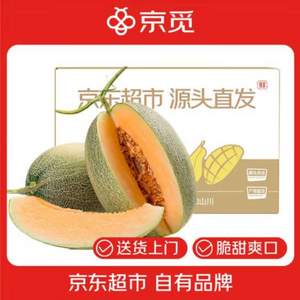 京觅 西州蜜瓜晓蜜25号哈密瓜 5斤约1-2个