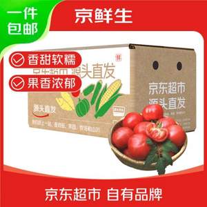 京鲜生 山东普罗旺斯番茄 单果125g+ 净重4.5斤