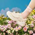 <span>白菜！</span>Skechers 斯凯奇 D'Lites系列 女子花海熊雏菊印花厚底熊猫鞋150234 多色