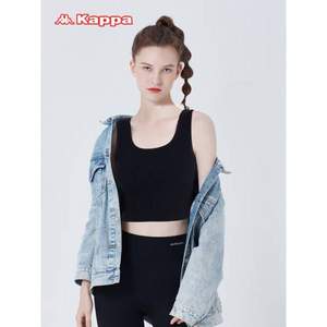 <span>白菜！</span>Kappa 女士50S罗纹棉柔软背心 KP4V06 2件装 多色