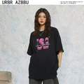 URBR AZBBU 男女同款纯棉宽松休闲短袖T恤*4件 多款