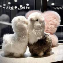 AUSGOLDENMIX 100%澳洲进口羊毛 羊驼公仔 高36cm