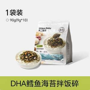 不二寶貝 鱈魚肉松海苔拌飯碎 90g/袋